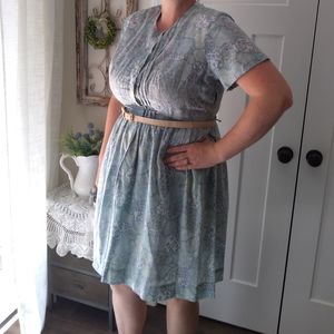 Vintage 1950s house dress